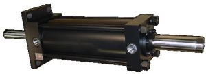 Hydraulic Cylinder With Dual Rod ( Flange Mounting)