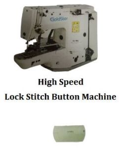 High Speed Lock Stitch Button Machine