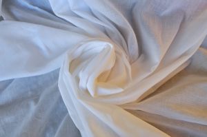 White Mulmul Cotton Fabric