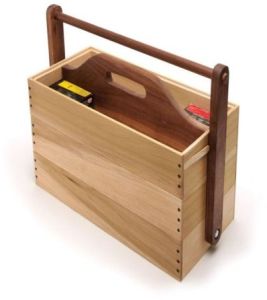 Wooden Tools Caddy, Shape : Rectangular, Length : 10 Inch