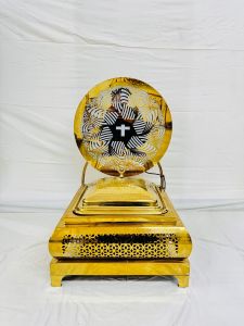 Golden Square Decorative Chafing Dish