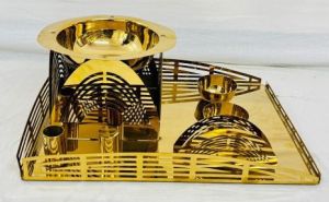 Rectangular Designer Brass Chafing Dish