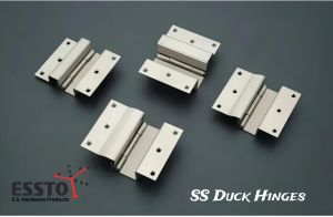Polished Brass Duck Door Hinges, Color : Silver, Brand Name : ESSTO