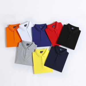 Multicolor 50% Cotton/50% Polyester Collar T-Shirt, Size : All