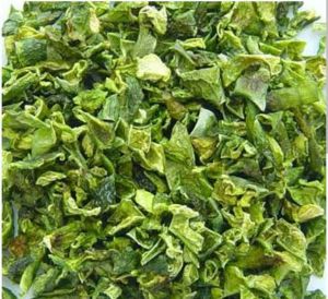 Dried Green Capsicum