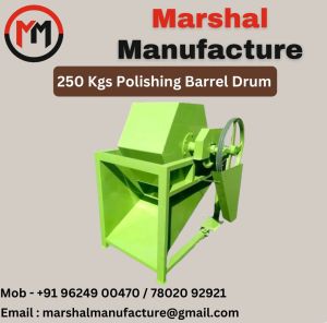 Semi-automatic Color Coated Mild Steel Wire Nail Polishing Barrel