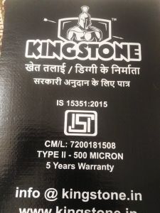 Kingstone Pond Liner IS:15351:2015