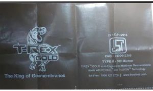 HDPE Plain Trex Gold Pond Liner IS:15351:2015 Customize