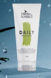 Herbs Hills Daily Moisturizer Cream 100 G, Gender : Female, Male