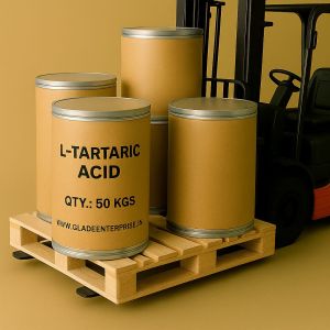 L Tartaric Acid, Color : White, Form : Powder