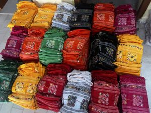 Printed Casual Wear Mercerized Cotton Dupatta, Color : Multicolor