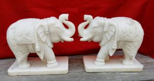 Elephant Stone Statue