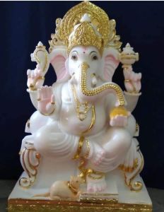 Marble Ganesh Idol Statue