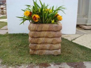 Marble Sandstone Flower Pots