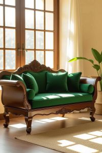 Modern Teak Wood Sofa Set