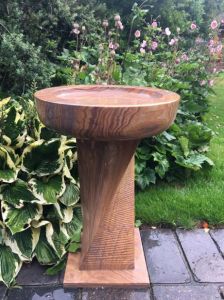 Sandstone Bird Bath Bowl