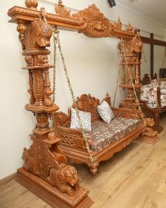 Wooden Carved Swing