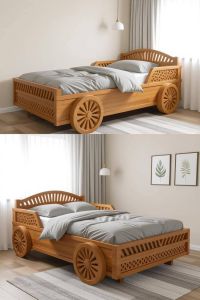 Wooden Kids Bed