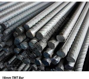 18 Mm TMT Steel Bar, Color : Grey