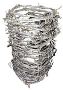 Galvanized Iron Barbed Wire, Color : Silver, Packaging Type : Coil