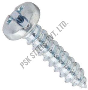 Stainless Steel Round Pan Head Combination Screw, Color : Silver