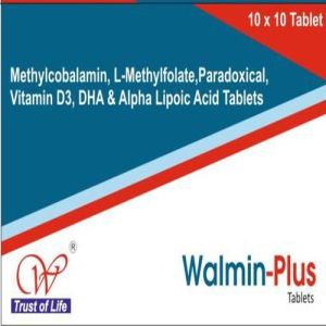 Walmin-Plus Tablets, Packaging Type : Box for Nutritional Deficiencies