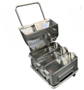 Stainless Steel Cleanroom Mopping Trolley