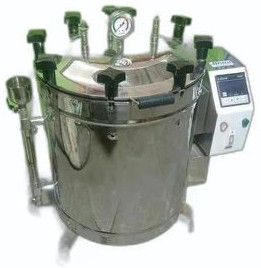 Stainless Steel Double Walled Vertical Autoclave