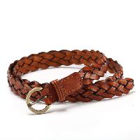 hand woven leather belt
