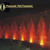 Peacock Tail Fountain
