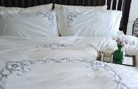 hand embroidered duvet cover