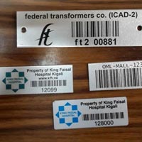 Aluminum Barcode Labels