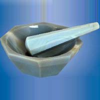 Grey Agate Mortar & Pestle Set