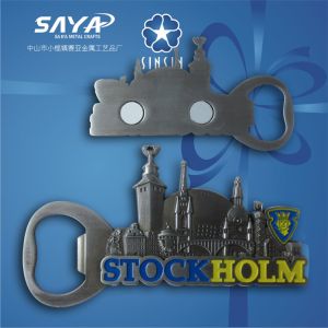 zinc alloy Switzerland Souvenir Bottle Opener Fridge Magnet