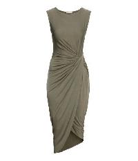 draped dress