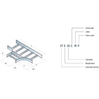 Horizontal Tee Ladder Cable Tray