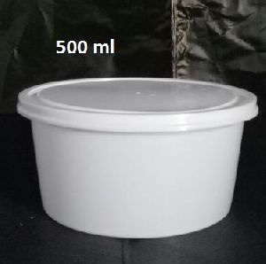White Food Container