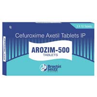 Arozim-500 Tablet (Cefuroxime 500 mg Tab)