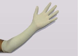 18 Inch Powdered Latex Gynecological Gloves
