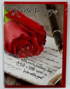 Valentine Rose Greeting Cards