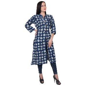 WOMEN OVERLAY KURTA