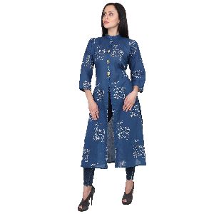 WOMEN OVERLAY KURTA2