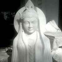 Marble Mata Mansa Devi Statue