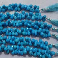 Turquoise Cut Drop Gemstone Beads