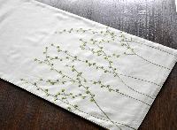 embroidered table linen