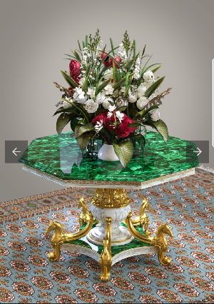 Malachite Table and Furniture