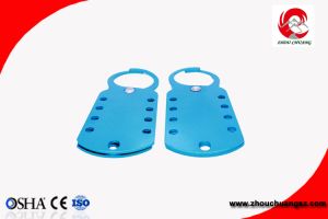 Eight Holes Aluminum HASP Lockout , 180 Mm * 70 Mm 79g Safety Lockout Hasp
