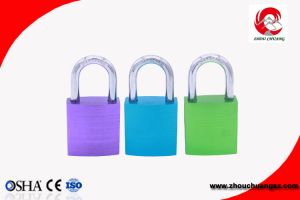 Safety Padlocks For Lockout Tagout , Anodized Solid Aluminum Padlocks With CE ROHS Certificat