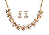 Jack Jewels Gold Plated Crystal Necklace
