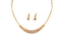 Jack Jewels Gold Plated Moon Curve Necklace